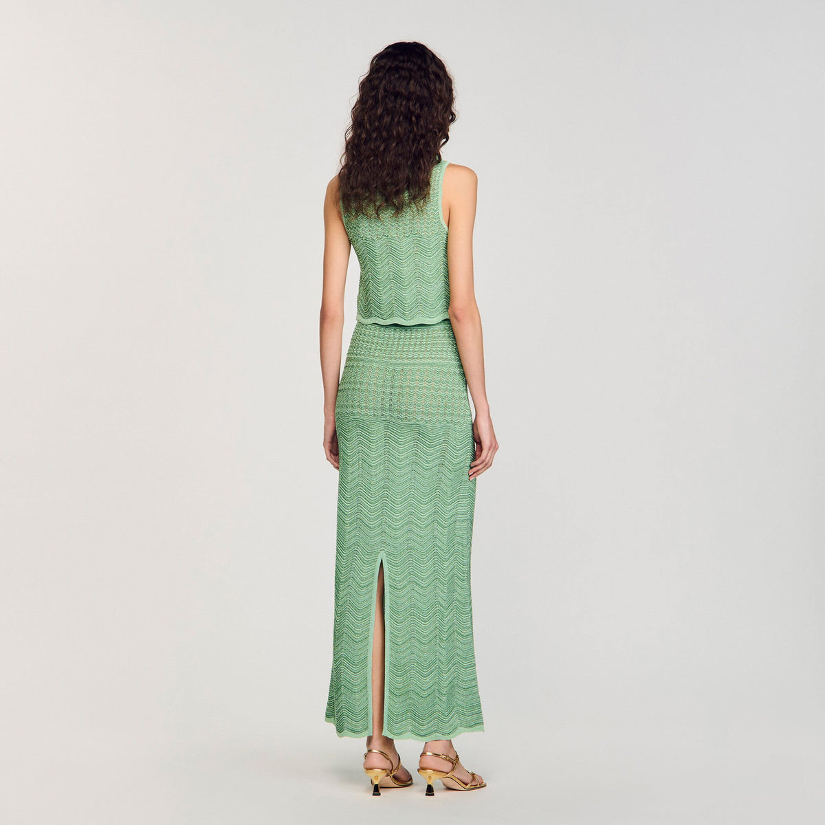 Maxi knit skirt | Sandro