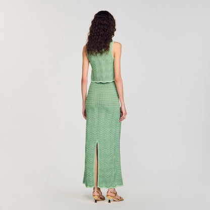 Maxi knit skirt | Sandro