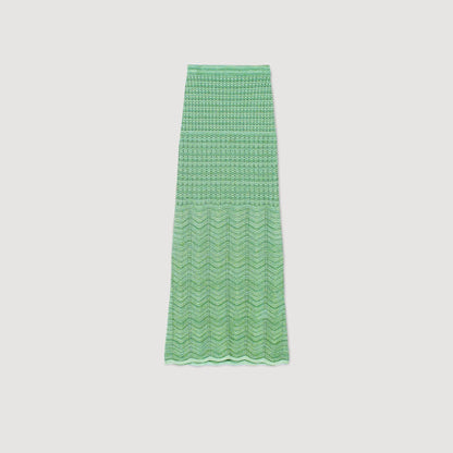Maxi knit skirt | Sandro
