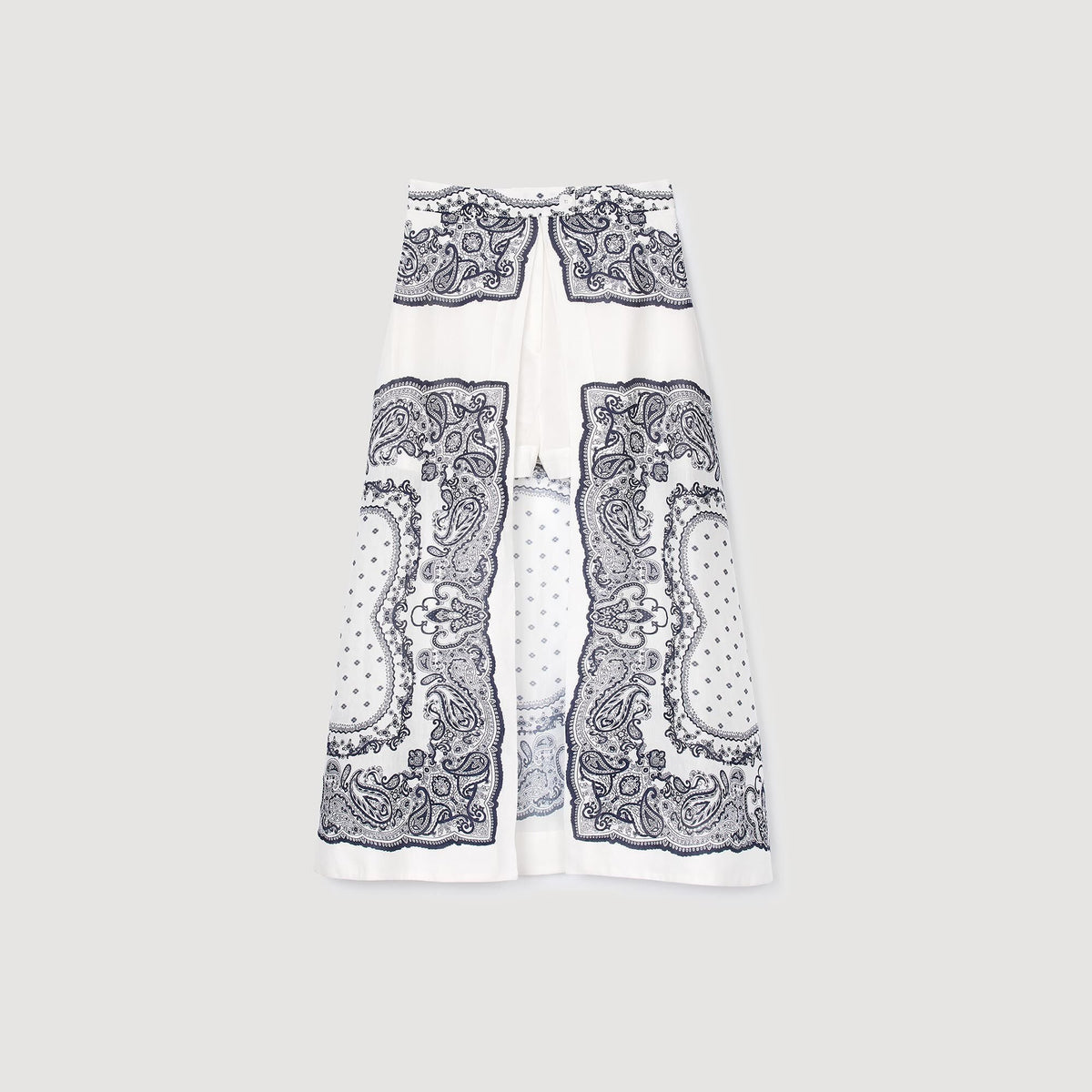 Bandana-motif skirt shorts | Sandro