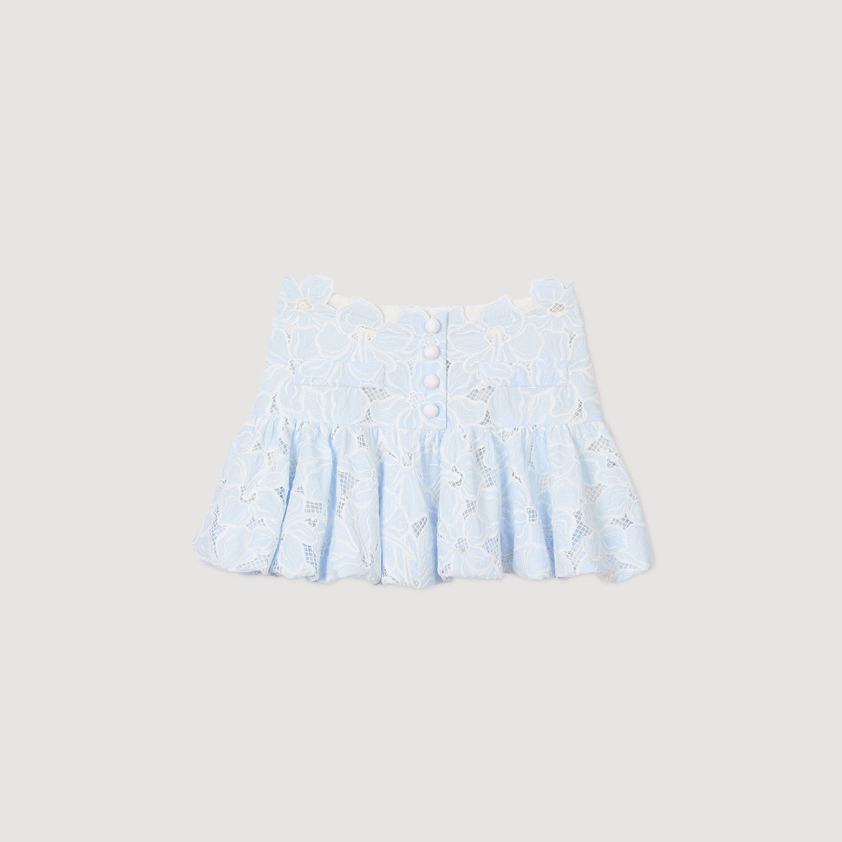 Mini guipure skirt | Sandro