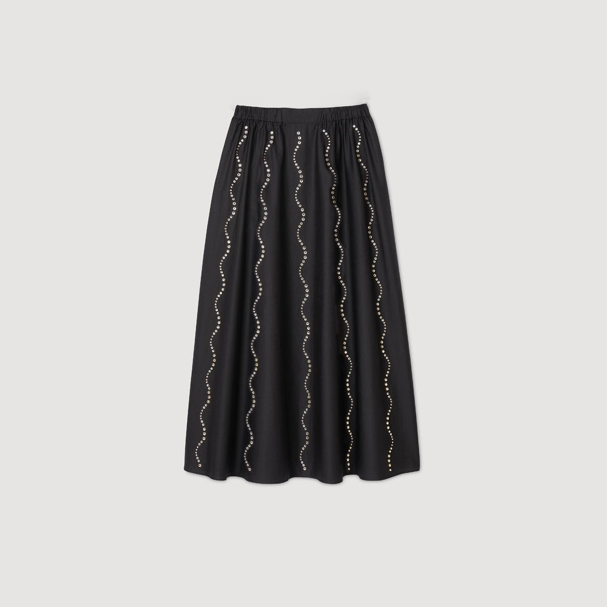 Maxi rhinestone skirt | Sandro