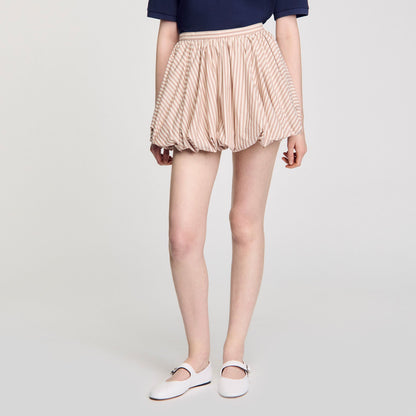 Striped bubble skirt | Sandro