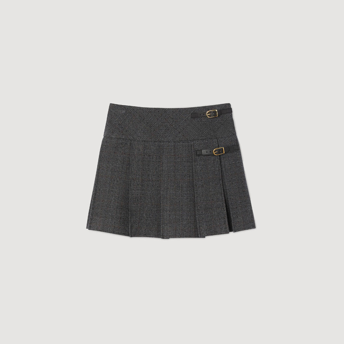 Mini rhinestone suit skirt | Sandro