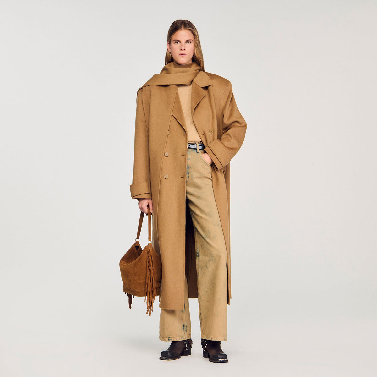 Oversized Wool Coat | Sandro