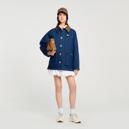 Denim workwear jacket | Sandro