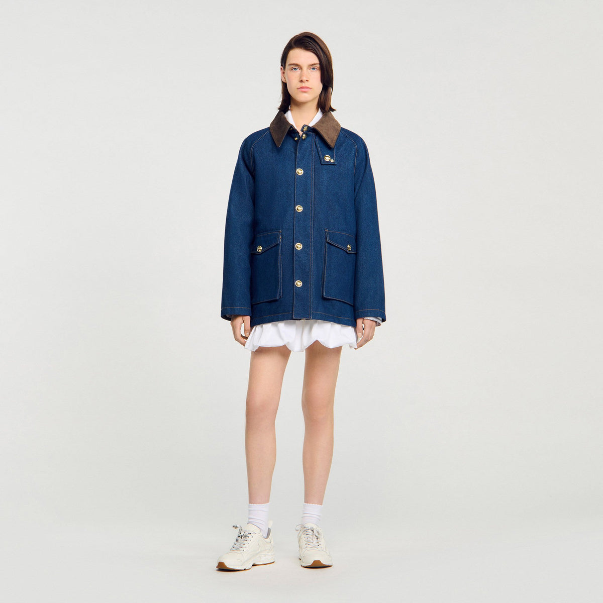 Denim workwear jacket | Sandro