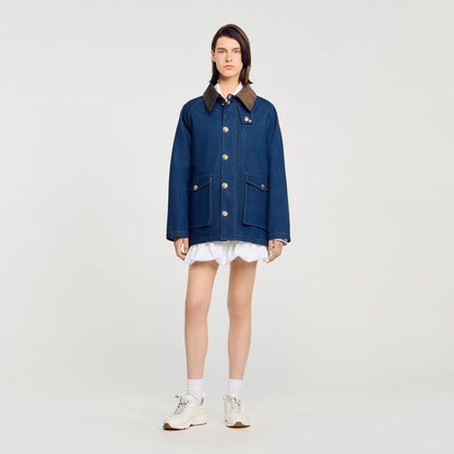 Denim workwear jacket | Sandro