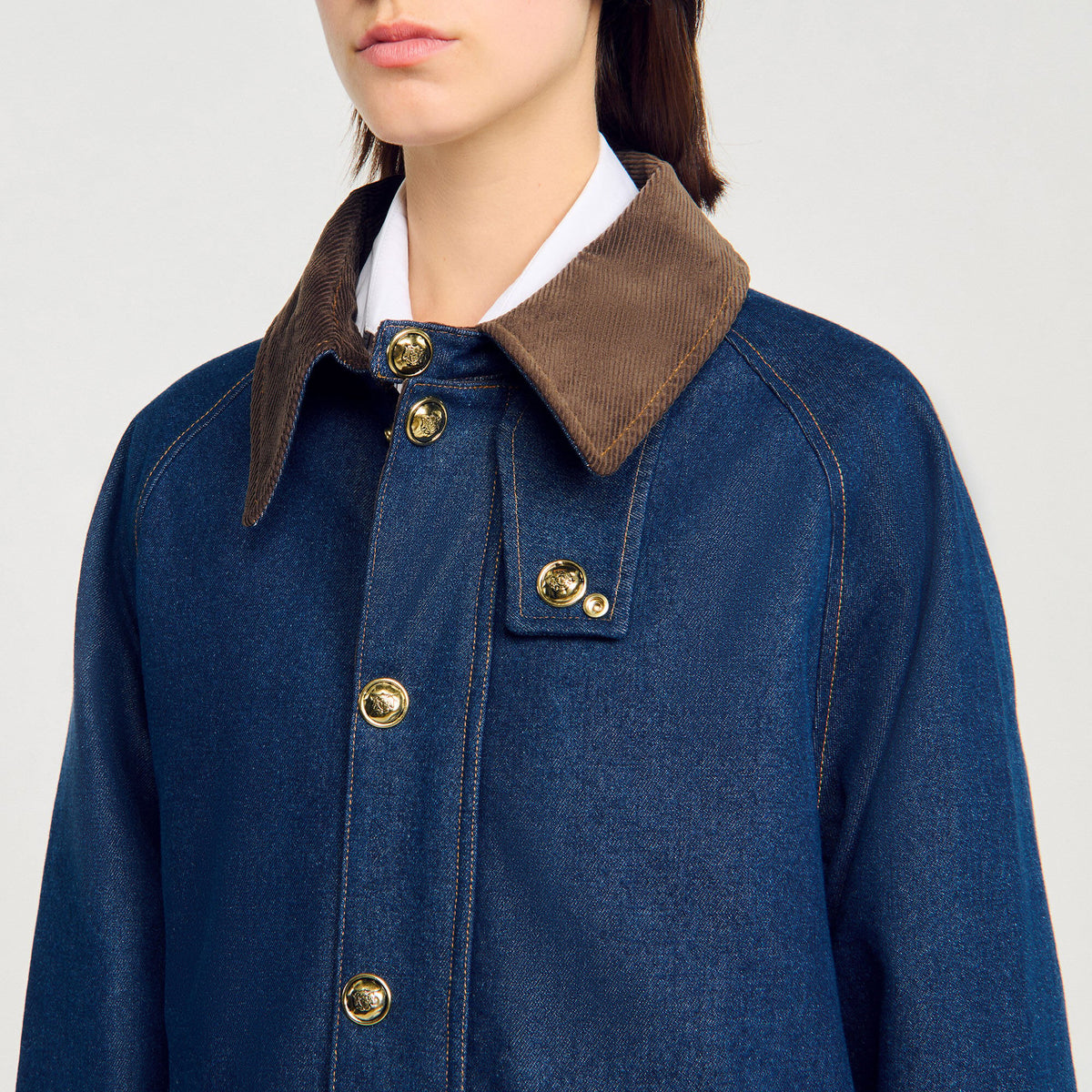 Denim workwear jacket | Sandro