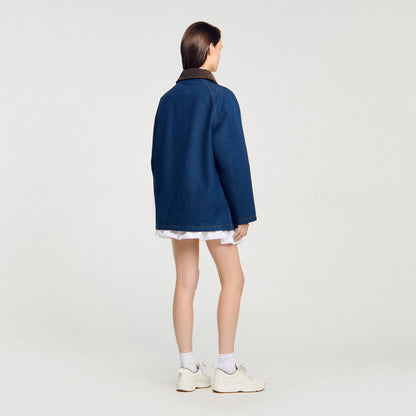 Denim workwear jacket | Sandro
