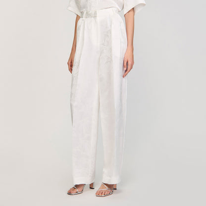 Jacquard flowers trousers | Sandro