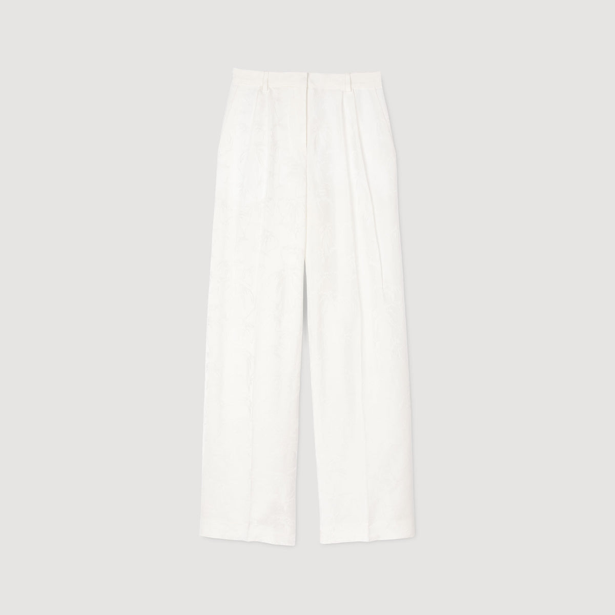 Jacquard flowers trousers | Sandro