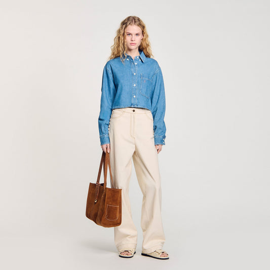 Lace-up jeans | Sandro