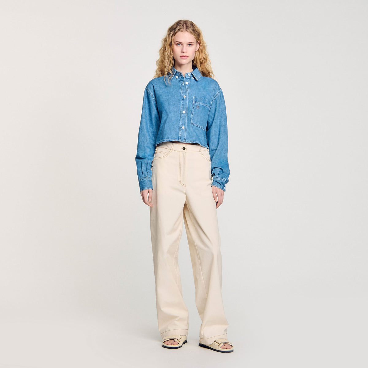 Lace-up jeans | Sandro
