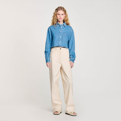 Lace-up jeans | Sandro
