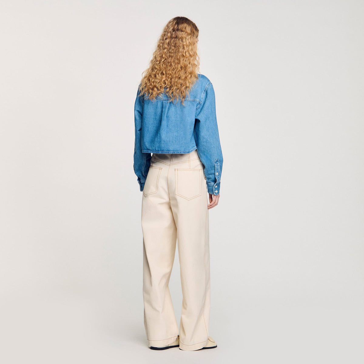 Lace-up jeans | Sandro