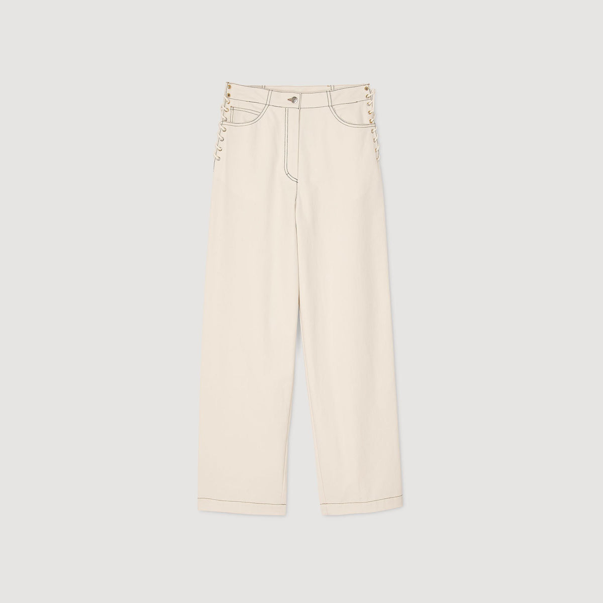 Lace-up jeans | Sandro