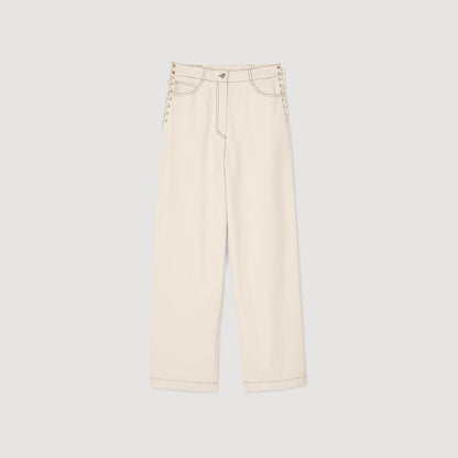 Lace-up jeans | Sandro