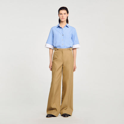 Cotton suit trousers | Sandro