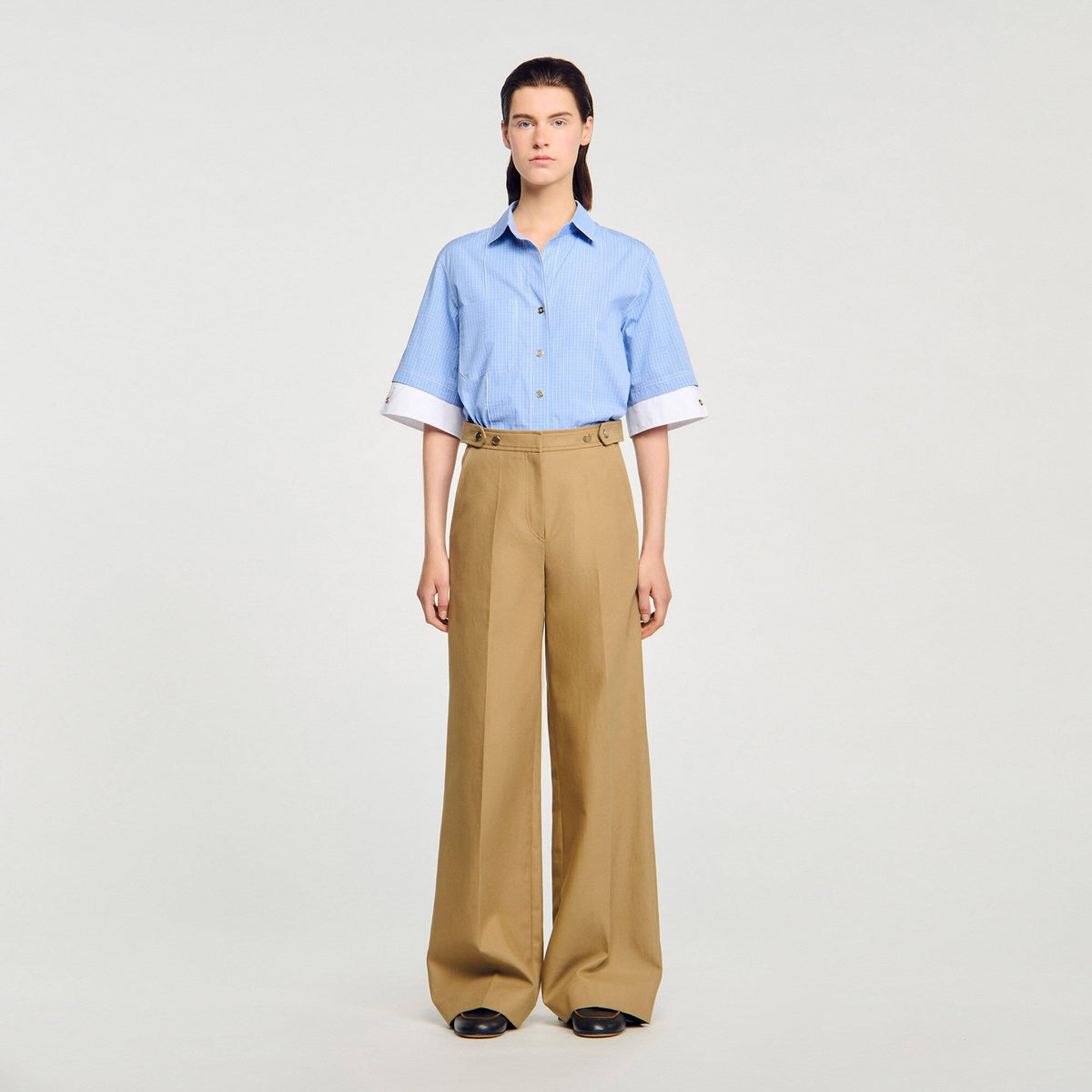 Cotton suit trousers | Sandro