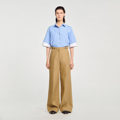 Cotton suit trousers | Sandro
