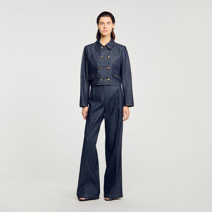 Denim suit trousers | Sandro