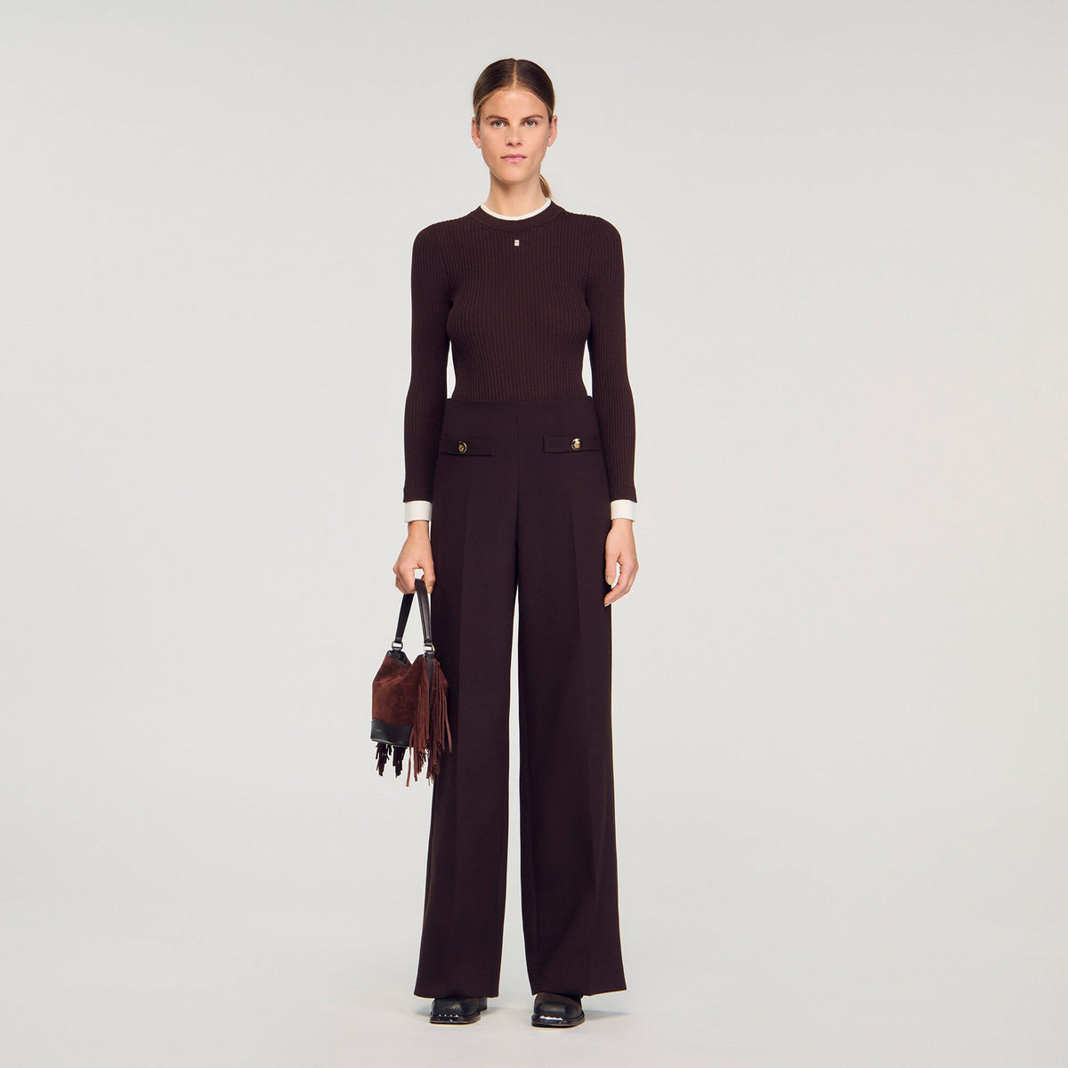 Flared trousers | Sandro