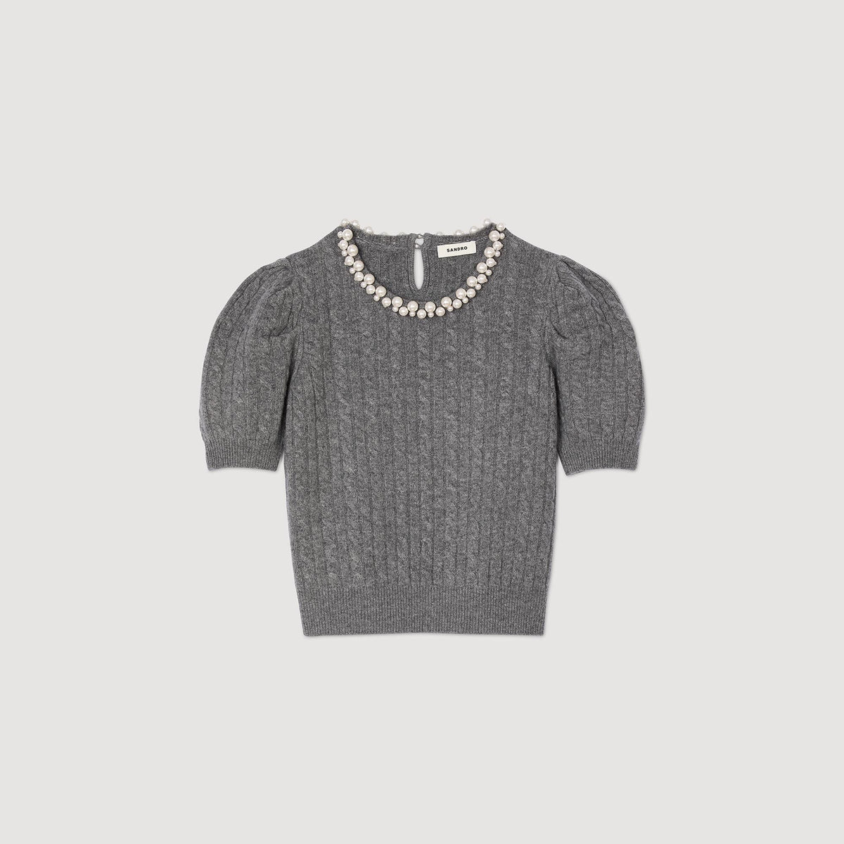 Cable knit sweater | Sandro