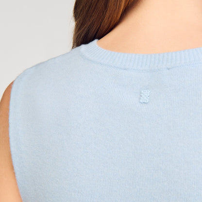 Ruffled cropped sweater | Sandro