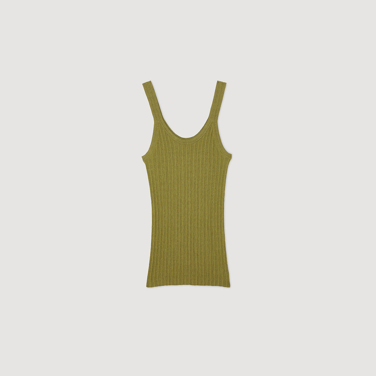 Ribbed vest top | Sandro
