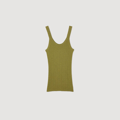 Ribbed vest top | Sandro