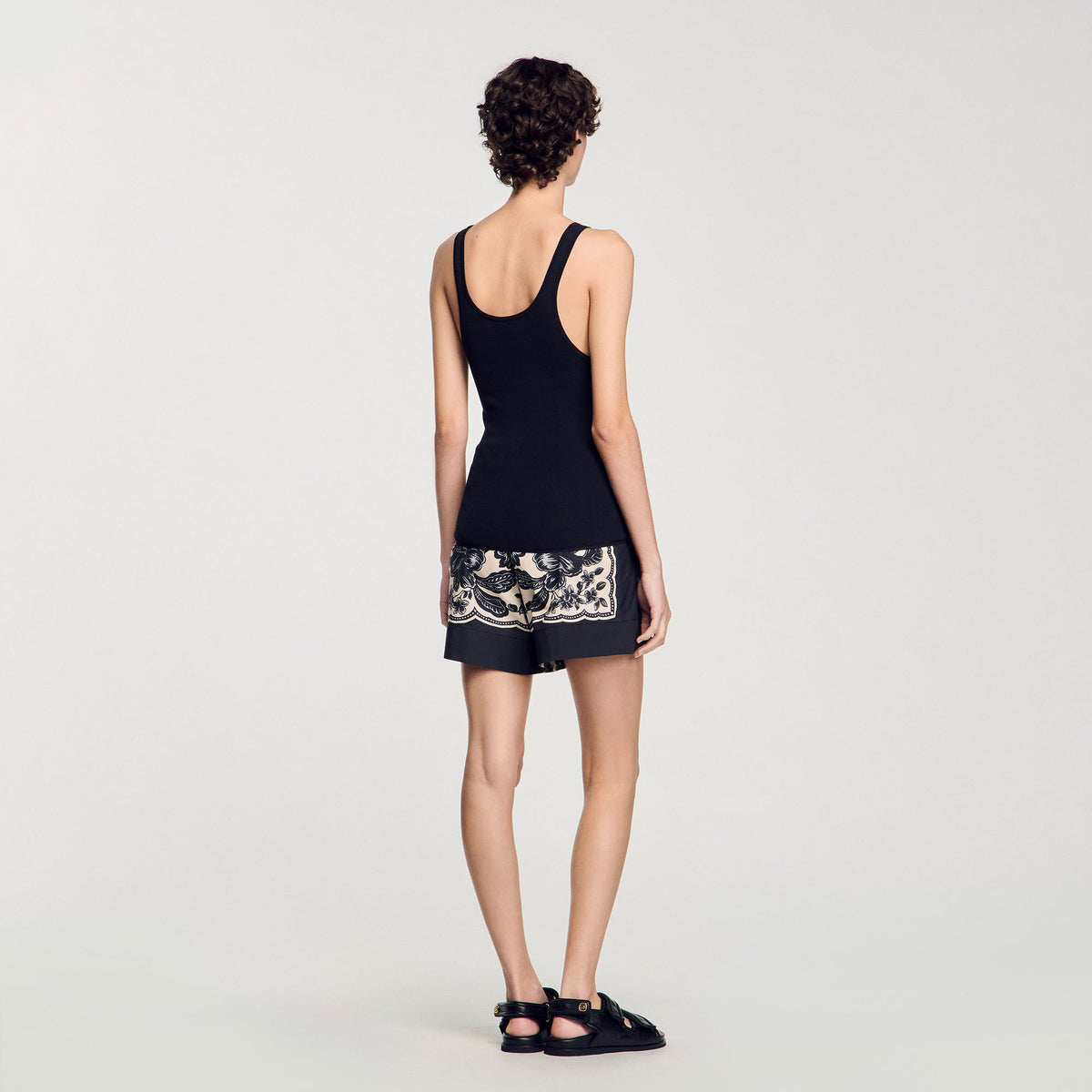Rib knit vest top | Sandro