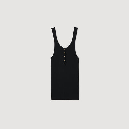 Rib knit vest top | Sandro