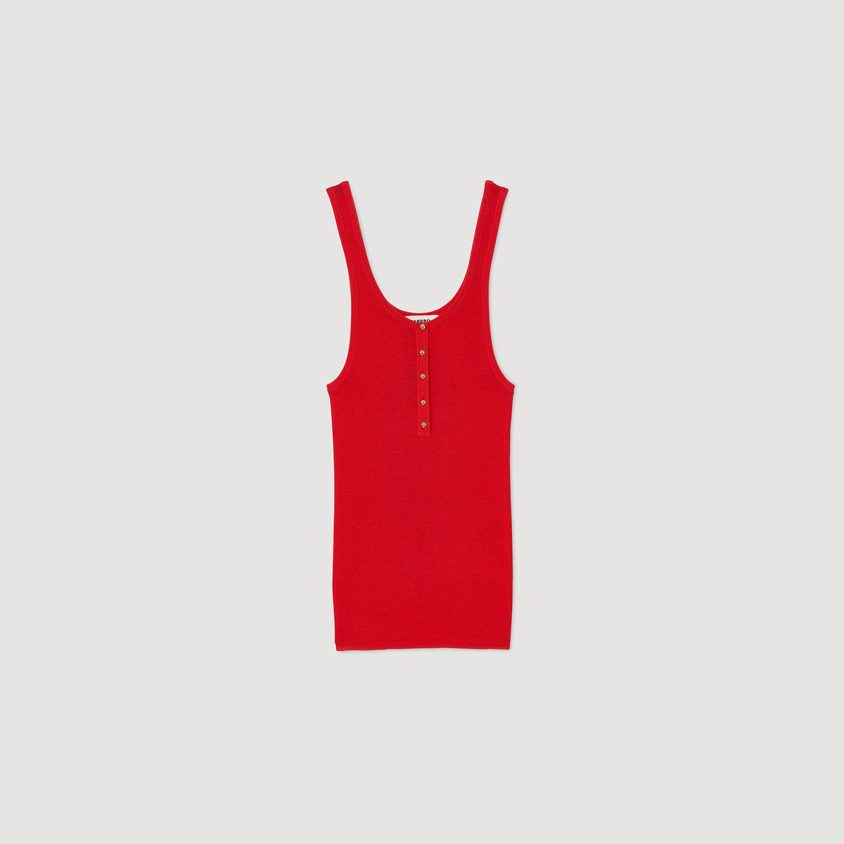 Rib knit vest top | Sandro