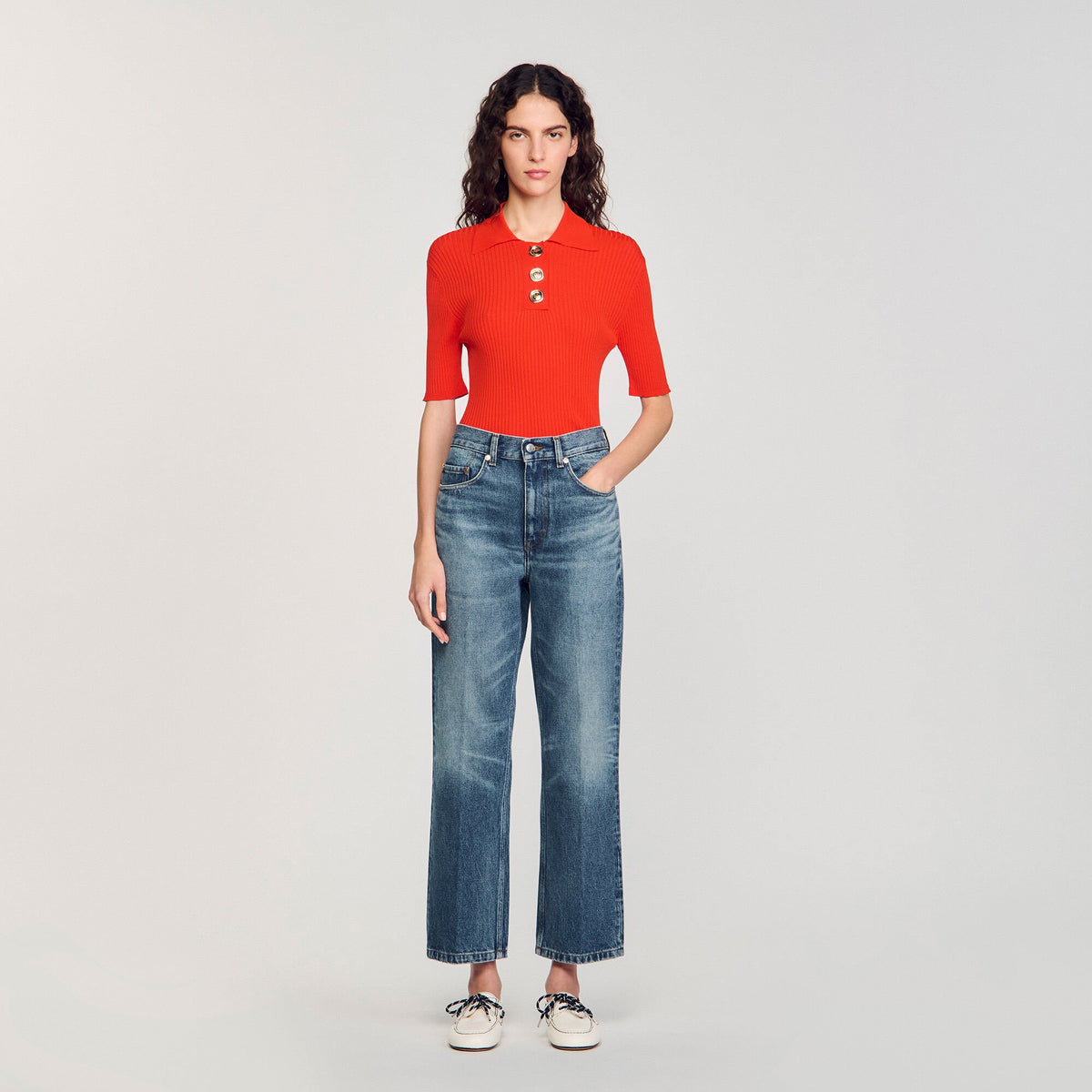 Polo-neck sweater | Sandro
