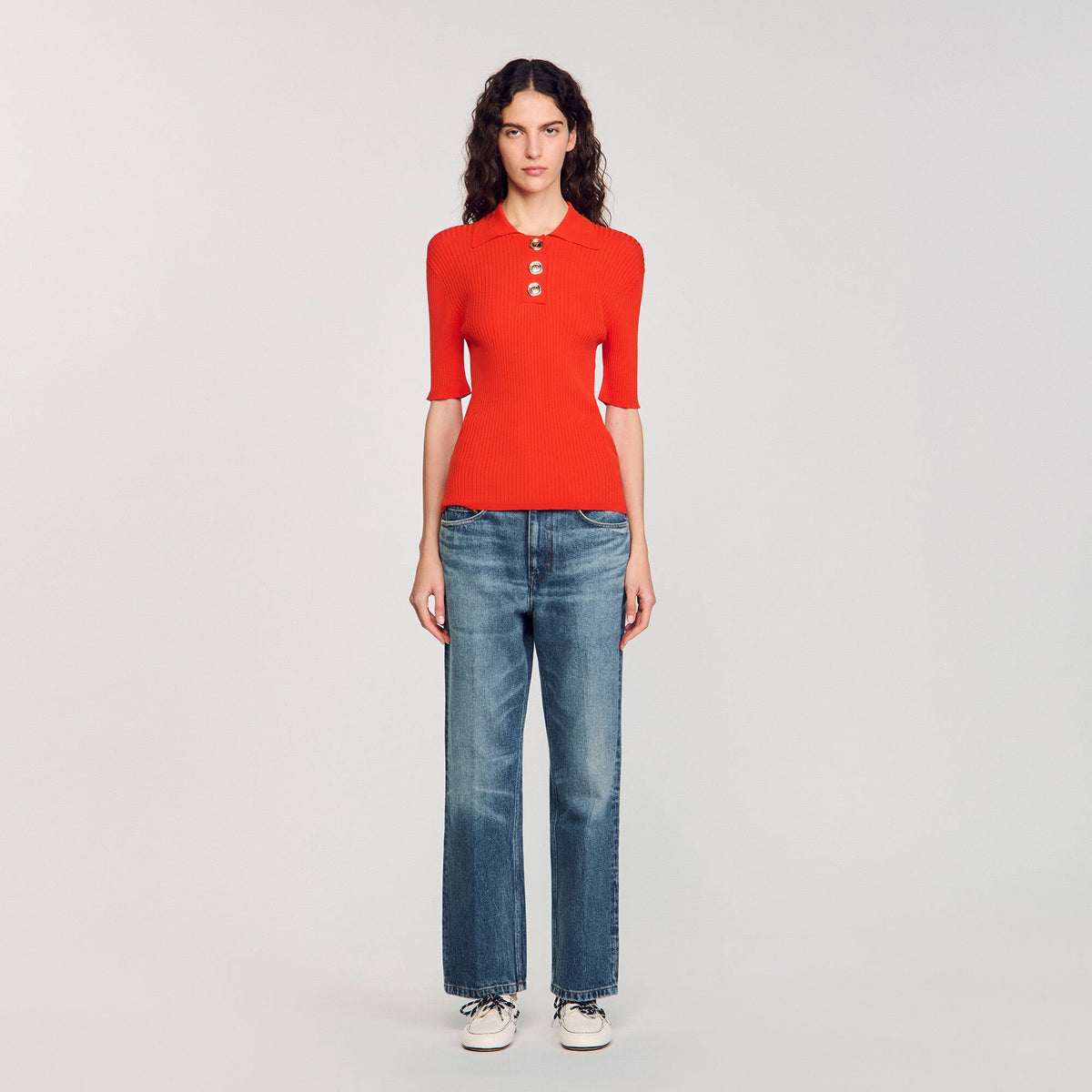 Polo-neck sweater | Sandro