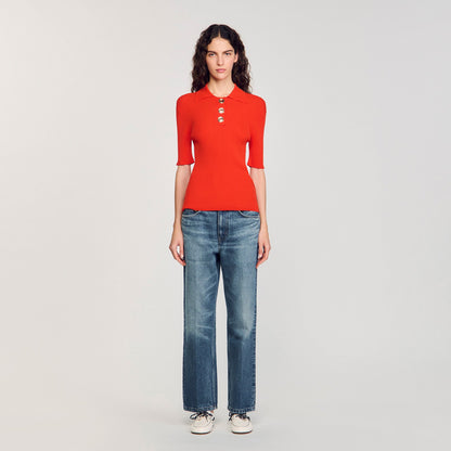 Polo-neck sweater | Sandro
