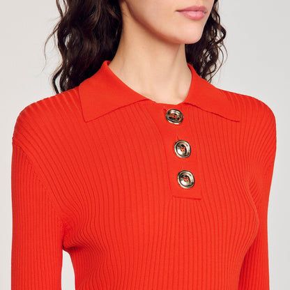 Polo-neck sweater | Sandro