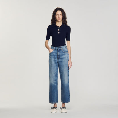 Polo-neck sweater | Sandro