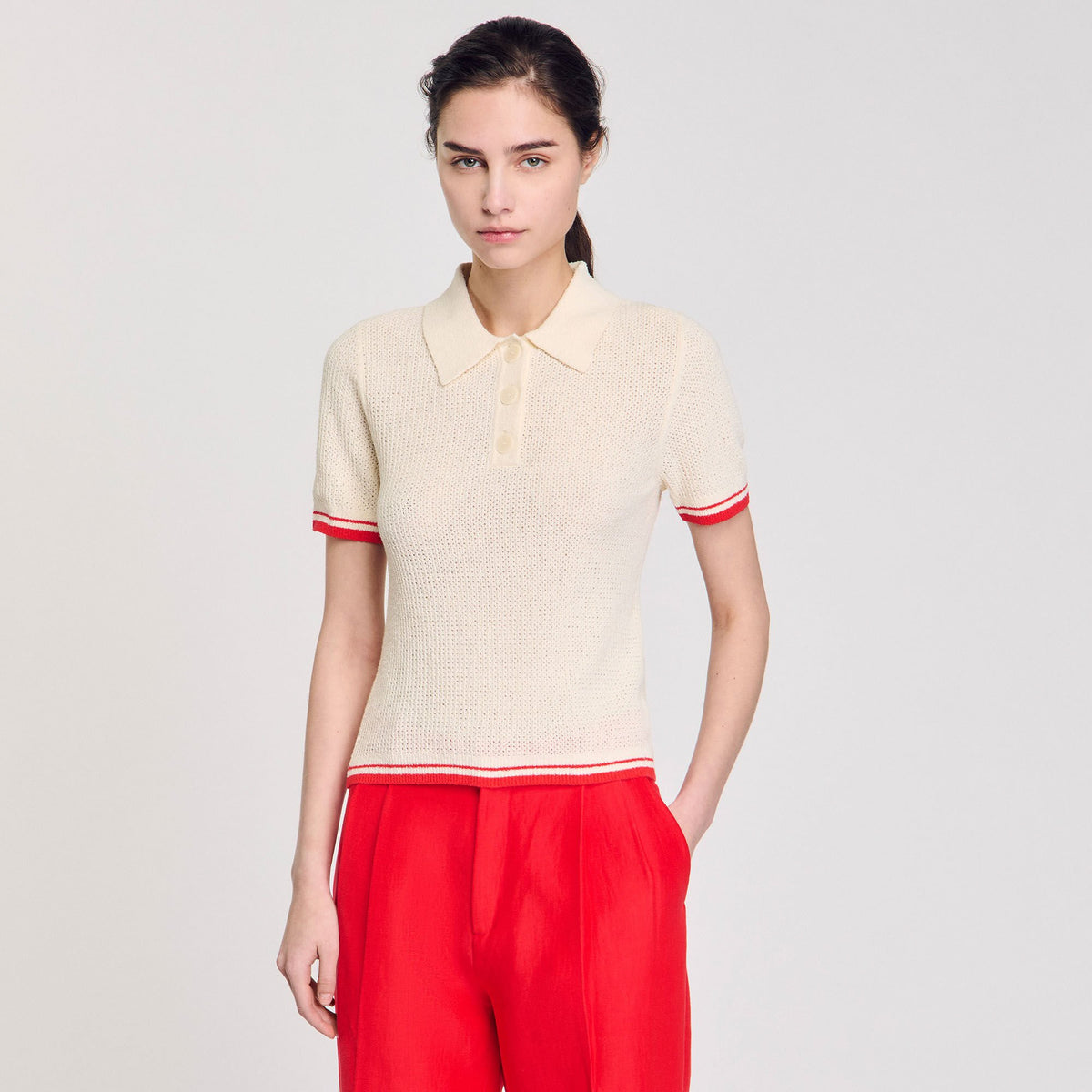 Polo-neck sweater | Sandro