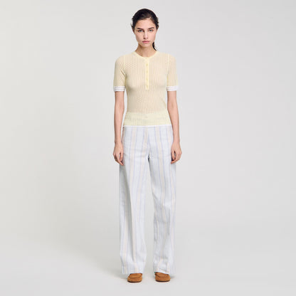 Short-sleeved sweater | Sandro