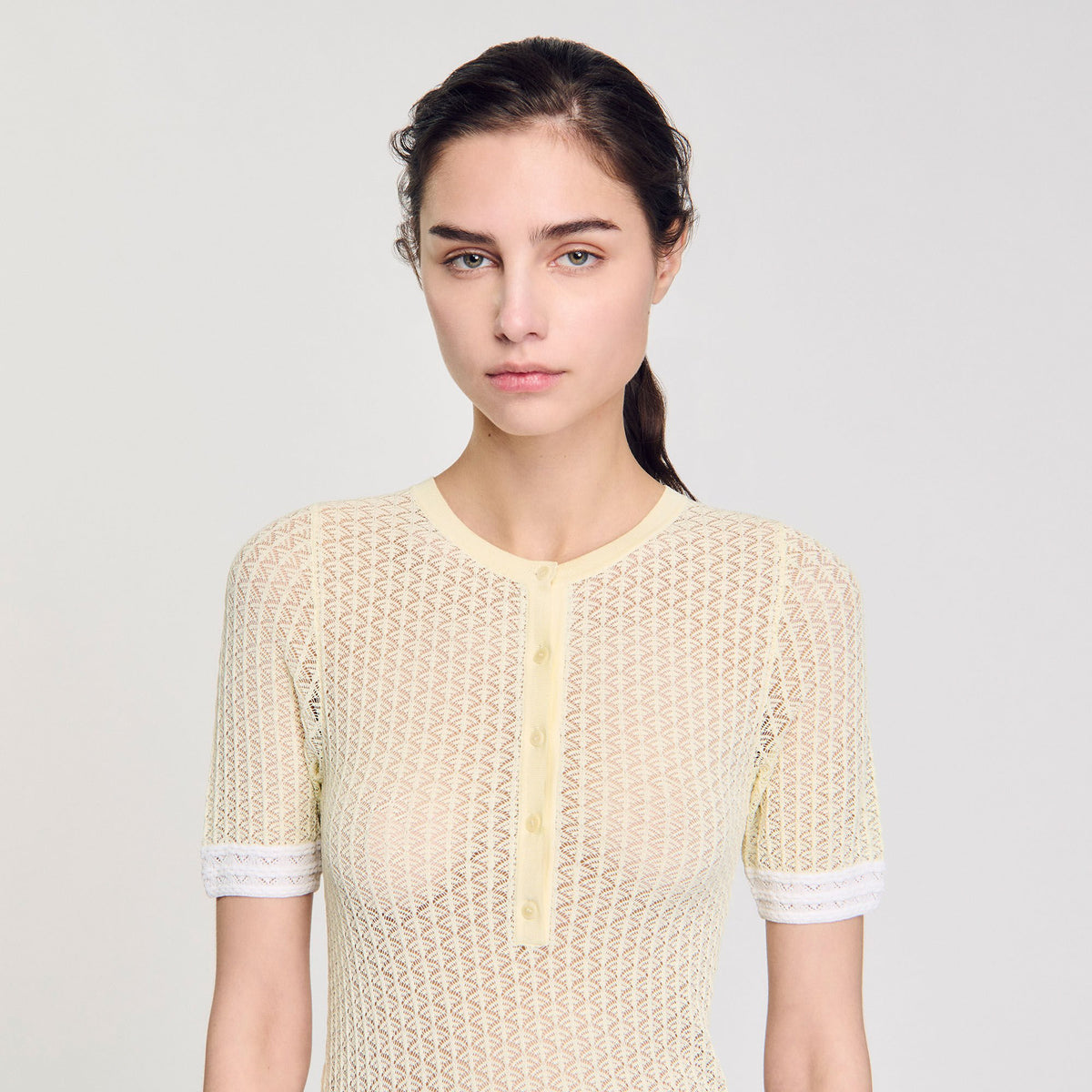 Short-sleeved sweater | Sandro