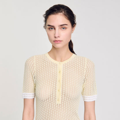 Short-sleeved sweater | Sandro