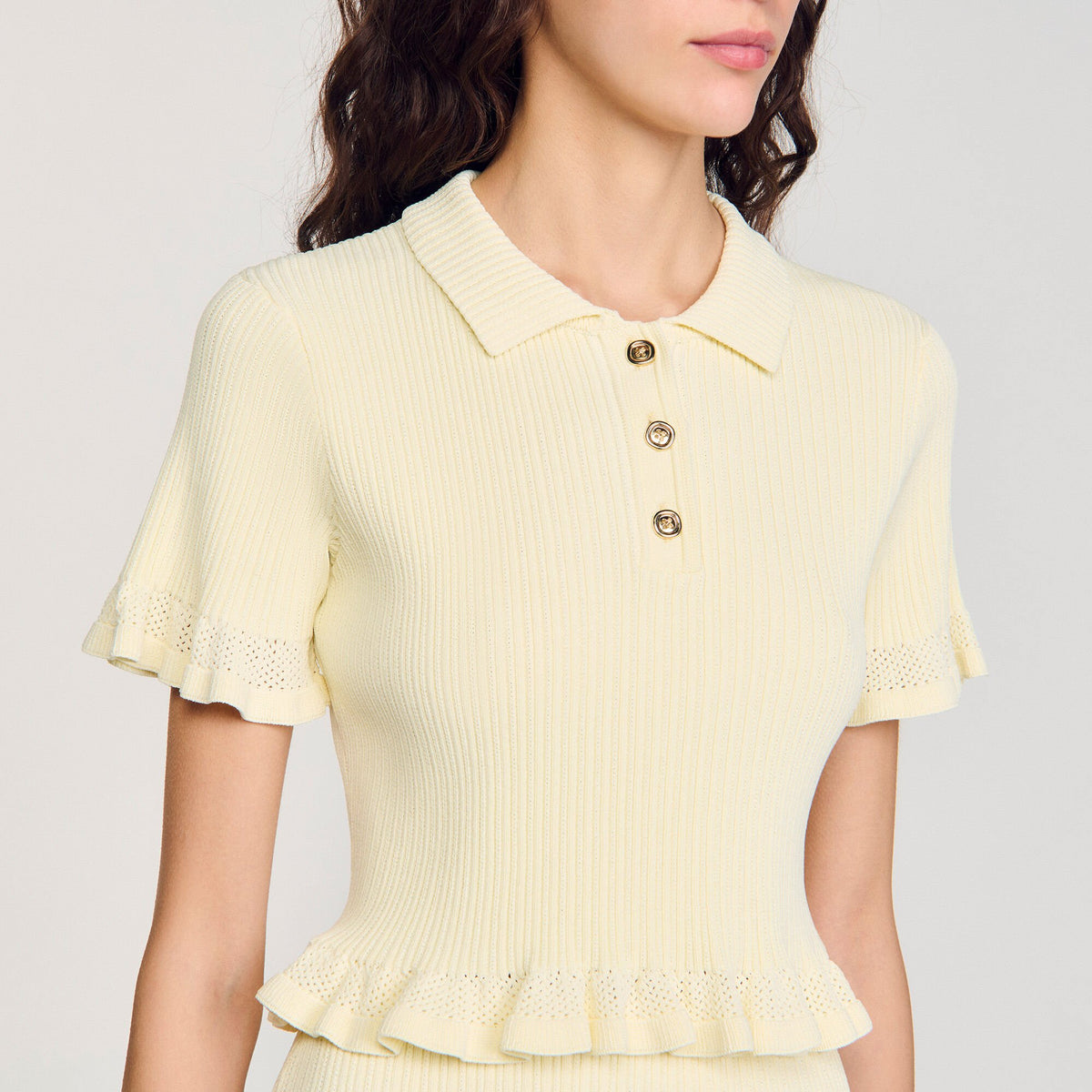 Flounced sweater | Sandro