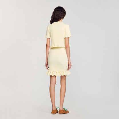 Flounced sweater | Sandro