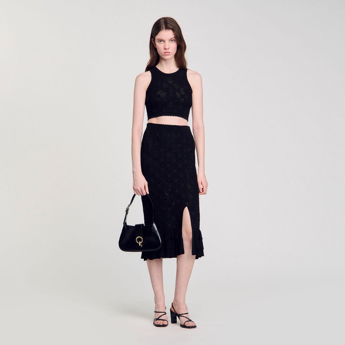 Decorative knit top | Sandro