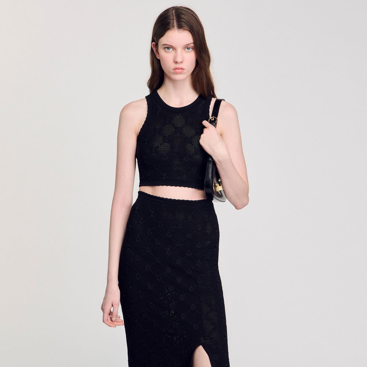 Decorative knit top | Sandro