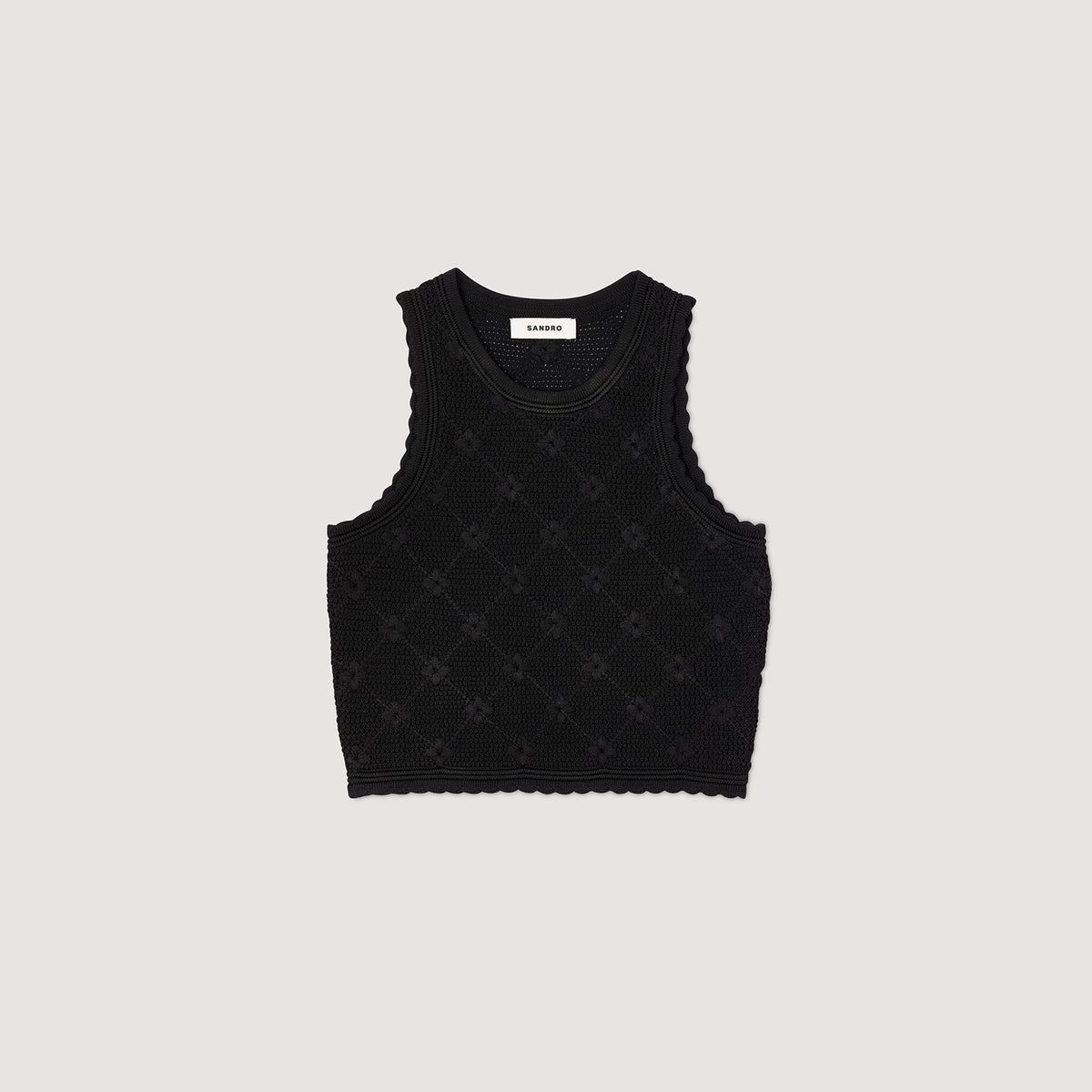 Decorative knit top | Sandro