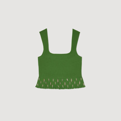 Knit top with charms | Sandro