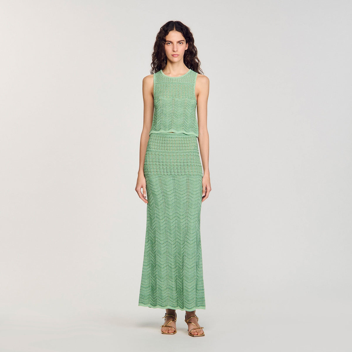 Decorative knit top | Sandro